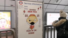 The Chinese Lunar New Year which this year is the year of the Snake is celebrated at Holborn Station