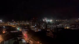 Taiwan: Fireworks To Celebrate 2025 Lunar New Year