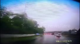 Out-of-control truck causes carnage as it crashes into 16 cars