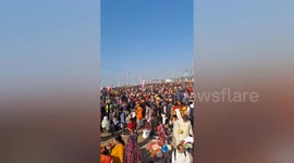India's bathing festival busy again despite 30 deaths in stampede