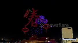 Spectacular Spring Festival fireworks show staged in China's Guangzhou