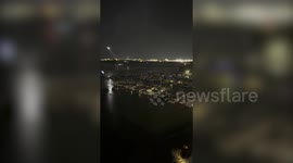 Emergency crews search Potomac river after plane collides with military helicopter