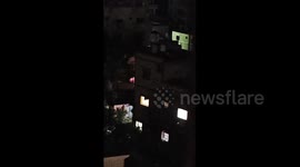 Israeli forces conduct excavations inside the home of martyr Jamal Abu Haniya in Qalqilya in preparation for its demolition