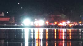 US: First responders at scene of plane crash in Washington DC
