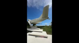 Take a tour around private villa built inside a Boeing 737 in Bali