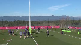 England continue training camp in Girona ahead of Six Nations