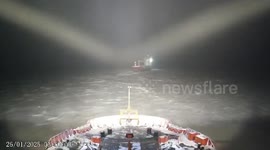 Nuclear icebreaker crashes into stranded cargo ship it was sent to rescue