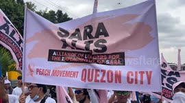 Protesters call for arrest of Philippines Vice President Sara Duterte