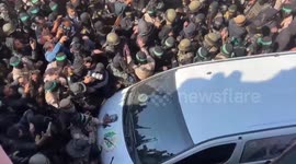 Three Israeli hostages freed from Gaza as detainee swap continues