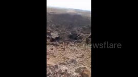 Lebanon: An Israeli airstrike in the Bekaa region of eastern Lebanon, near the main road between Syria and Lebanon