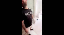 Barrett has fun with body wash in South Carolina