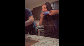Drinks spill during New Year celebrations in Denver