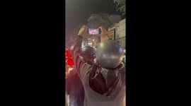 Broken phone records video despite detached screen in Can Tho, Vietnam