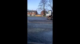 Mysterious rain pours down only on one car in Birmingham, England, UK