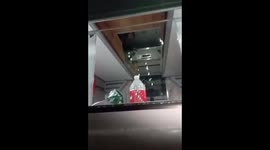 Man tries to escape police after attacking train passengers in Novosibirsk, Russia