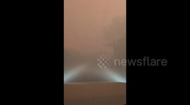 Pacific Palisades Fire Smoke Chokes Visibility