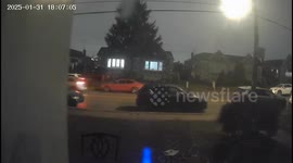 US: Home Camera Captures Moment Of Plane Crash In Philadelphia