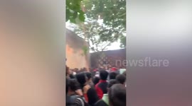Indian cricket fans injured in stampede to see batting legend play