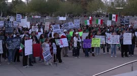 US, Phoenix: Phoenix Protest Against Immigration Enforcement