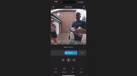 Ring Camera captures man experiencing a HILARIOUSLY unfortu-nut moment at his door
