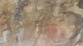 Experts determine cave paintings of sailing boats in Spain oldest in western Mediterranean