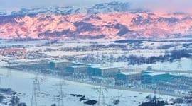 Workers brave cold to guard world's largest UHV converter station amid Spring Festival holiday