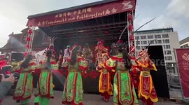 China's traditional Yingge dance charms audiences in Germany