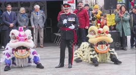 Colourful Chinese New Year celebrations in Kent, UK