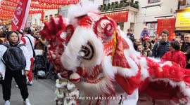2025 Happy Chinese New Year - Lion Dance in Chinatown London