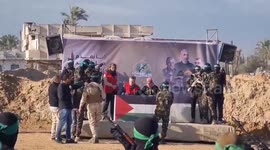 Gaza Strip: Hamas releases three more hostages as part of Gaza ceasefire deal