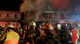 Smokey Kitchen fire escalates to 2nd alarm rowhome fire, shamokin, Pennsylvania United States #1