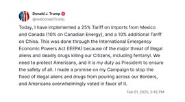 U.S. imposes 10 percent tariff on Chinese goods