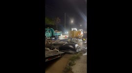 Honolulu after heavy rain | Streets blocked off | water main break affects local businesses