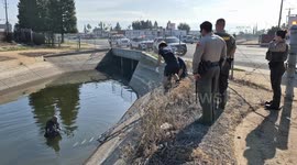 US, Bakersfield: Bakersfield Man Stuck in Canal for Hours