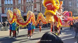 2025 Happy Chinese parade in London, UK