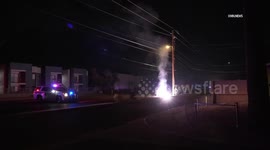 US, Phoenix: Phoenix Hit and Run vs Pole Causes Blackout