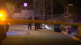 US, Los Angeles: Tujunga LAPD Investigates Homicide Shooting