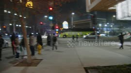US, Los Angeles: Downtown LA Anti Immigration Enforcement Protest LAPD in Riot Gear Part 9