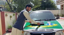 Tech whizz builds car he can drive using KEYBOARD whilst sitting in backseat