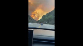 Raging wildfire causes widespread destruction in Pacific Palisades, California, USA