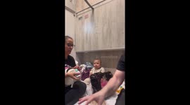 Baby laughs nonstop during family moment in Naples, Italy