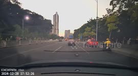 Woman dragged by car in Guangdong province