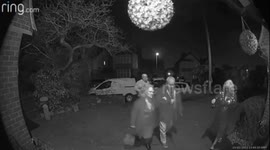 Parents and grandparents caught on camera returning home drunk