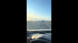 Truck transports massive wind turbine blade in Heilongjiang, China