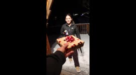 Surprise puppy gift for partner in South Lake Tahoe