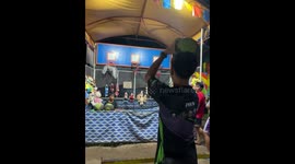 Accidentally shot ball hits boy during carnival game in Zambales, Philippines