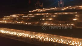 Niranjana Deepotsav held in Maya Sarovar Bodhgaya, Northern India