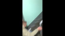 The guy breaks his leg so as not to be mobilized in Russia