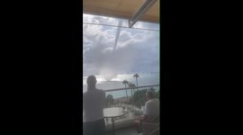 Waterspout sends tourists running for cover from Ayia Napa beach