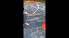 Double Fail During Little Girl's Basketball Game!